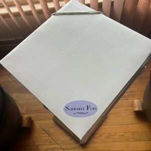 Schwartz Furs genuine lambskin baseball cap.